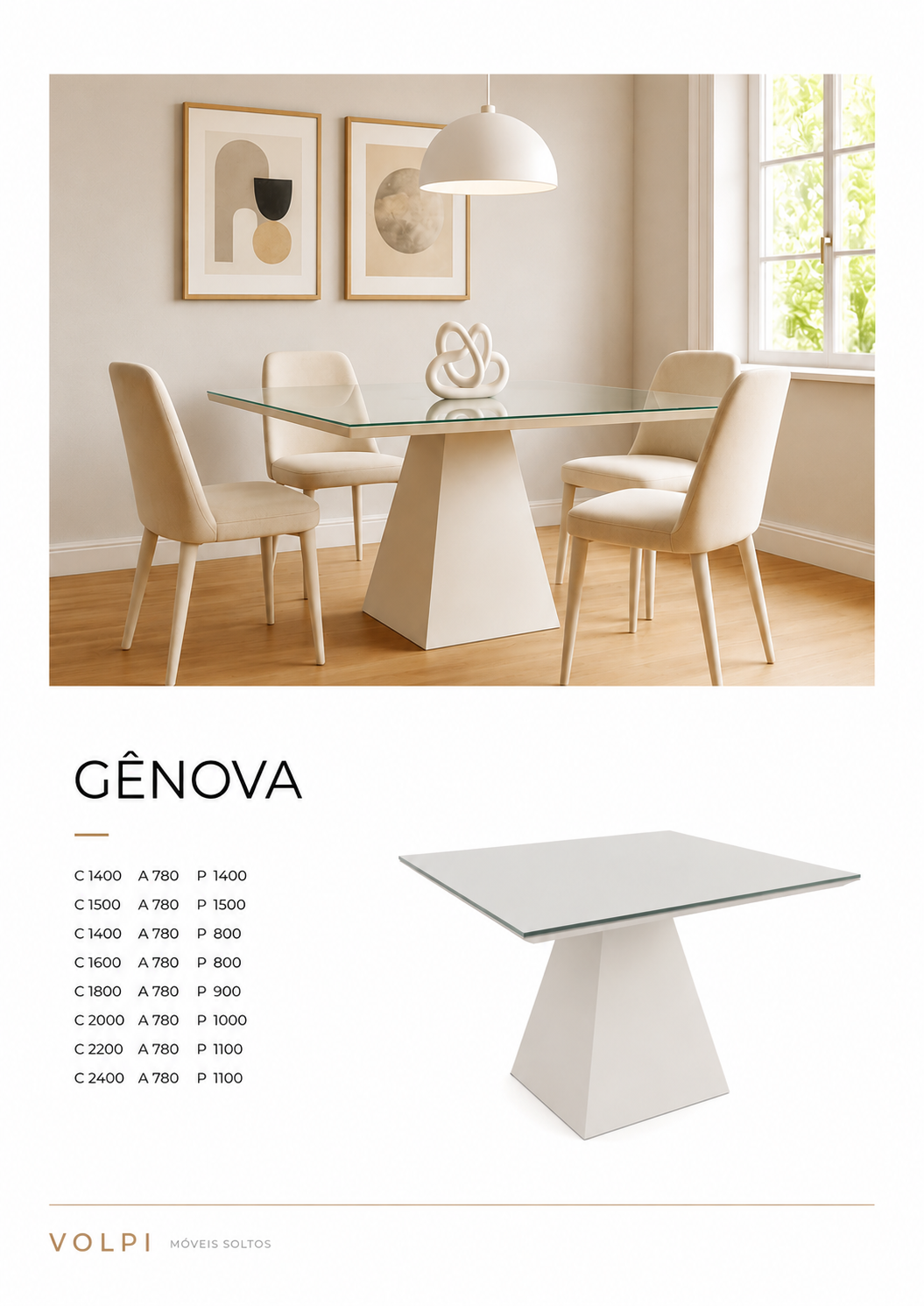 Mesa de Jantar Gênova