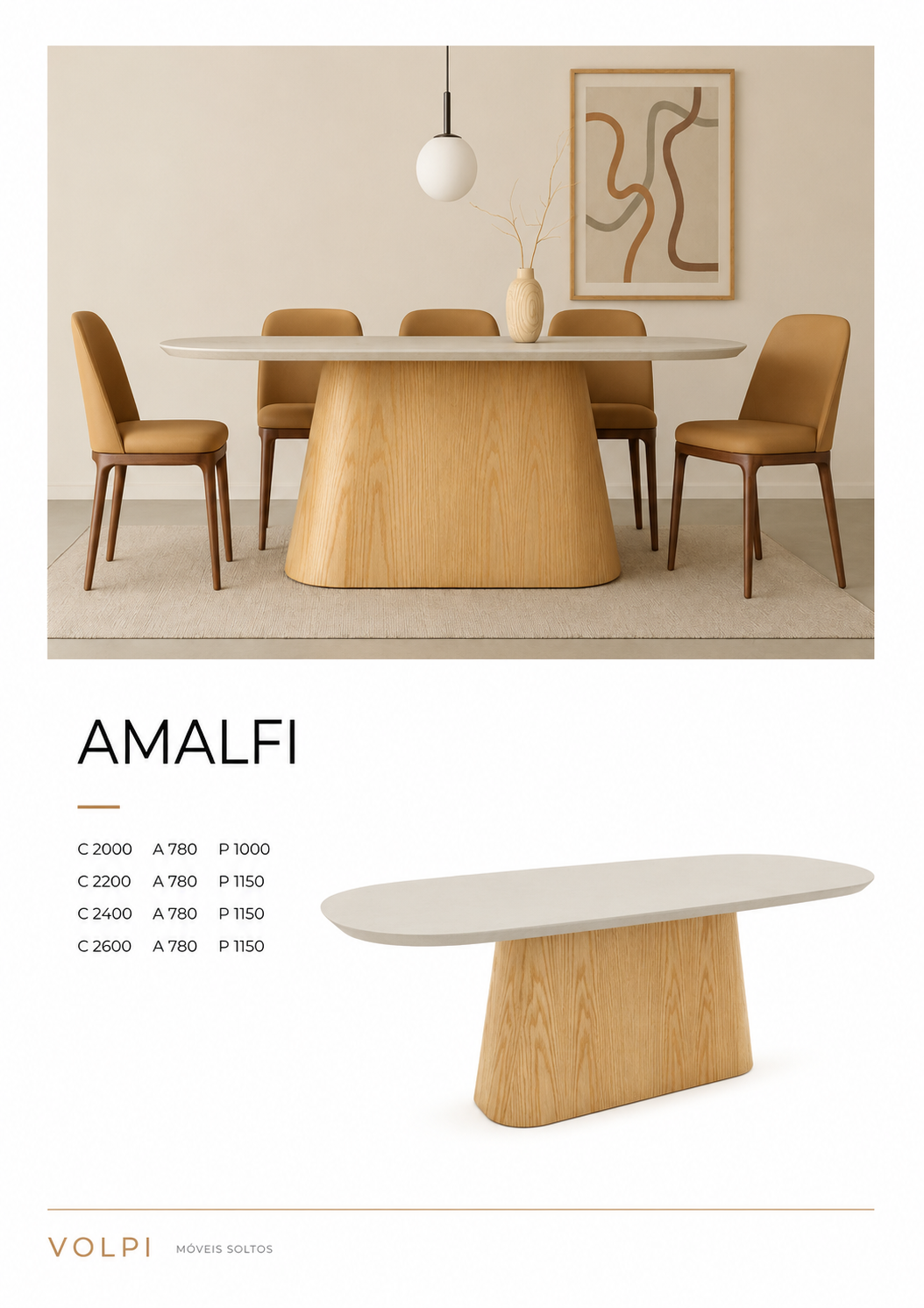 Mesa de Jantar Amalfi
