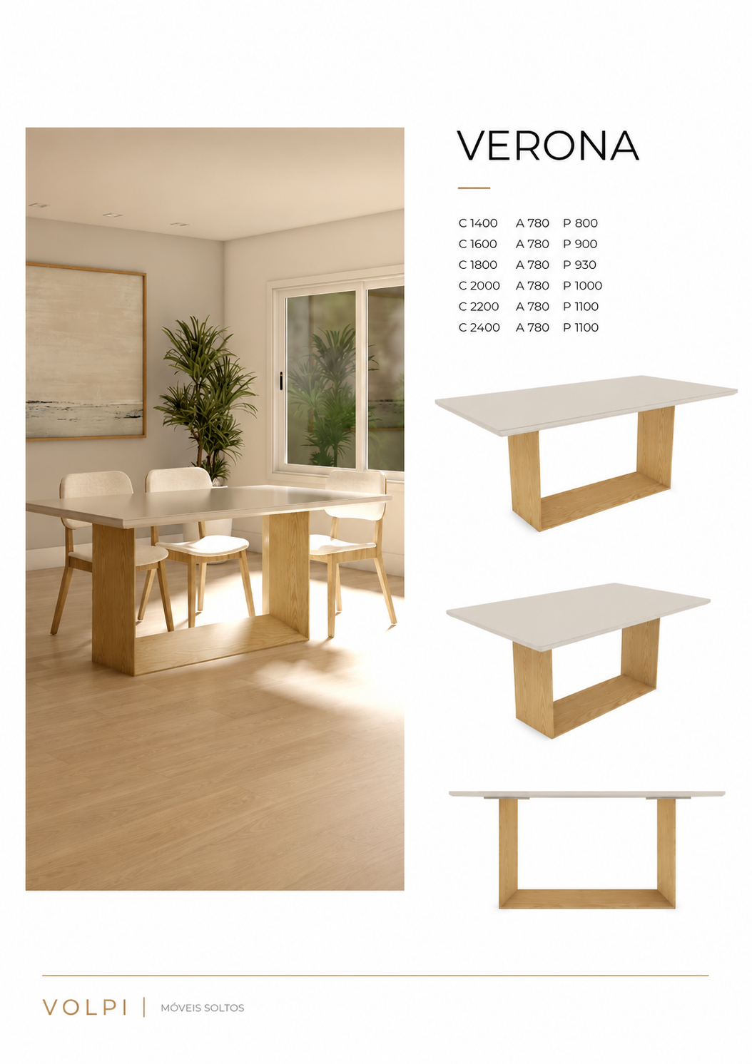 Mesa de Jantar Verona