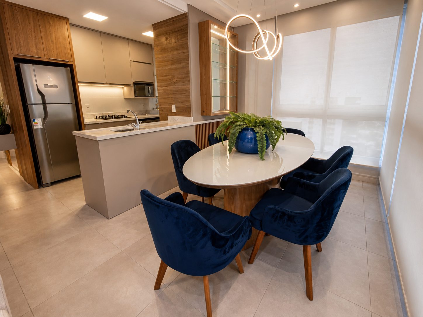 Sala de jantar Santê Beach Home