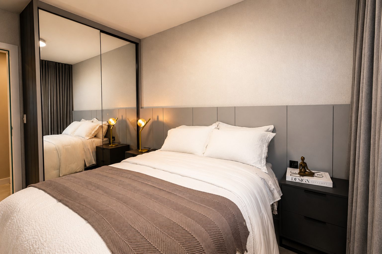 Quarto de casal Gaia Atlântida Residences N90