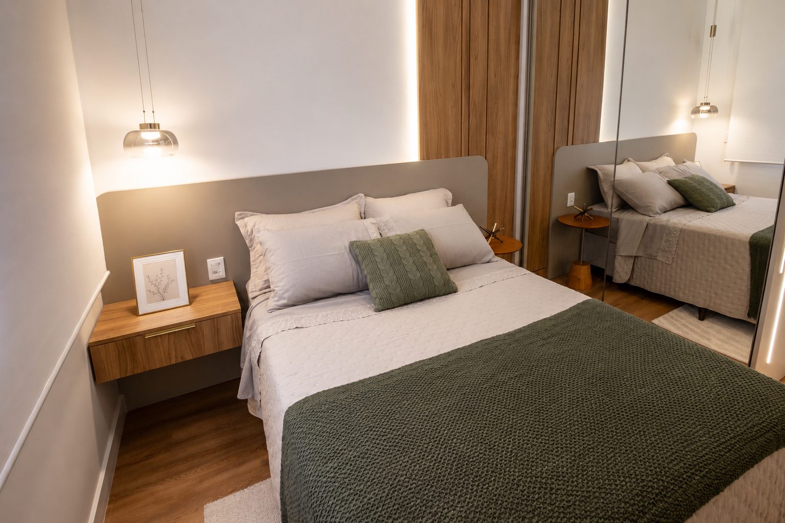 Quarto de casal 02 Epic Residence - apto decorado