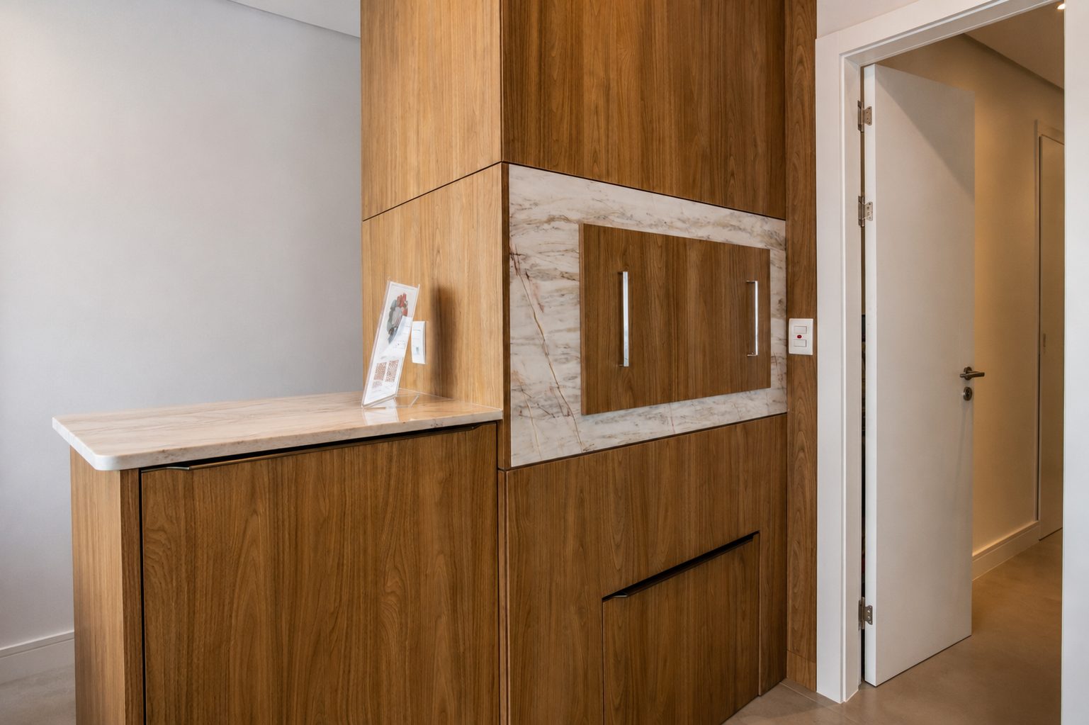 Cozinha Santê Beach Home - apto decorado