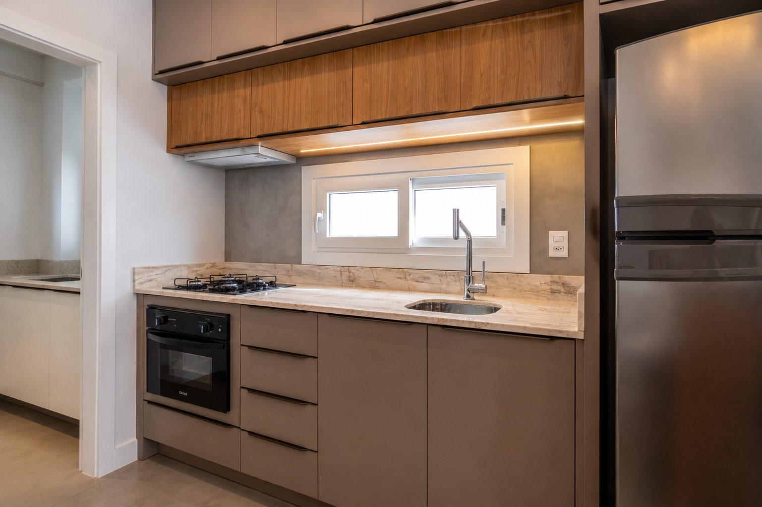 Cozinha Santê Beach Home - apto decorado