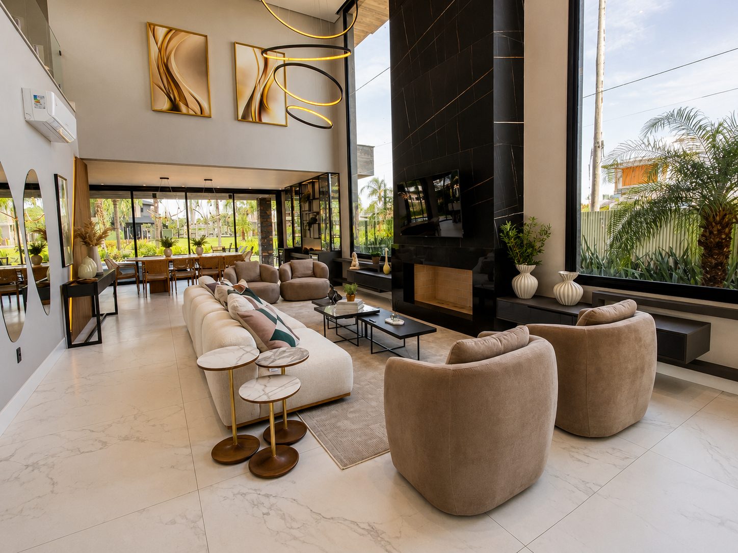 Sala de estar Capão Ilhas Resort C6