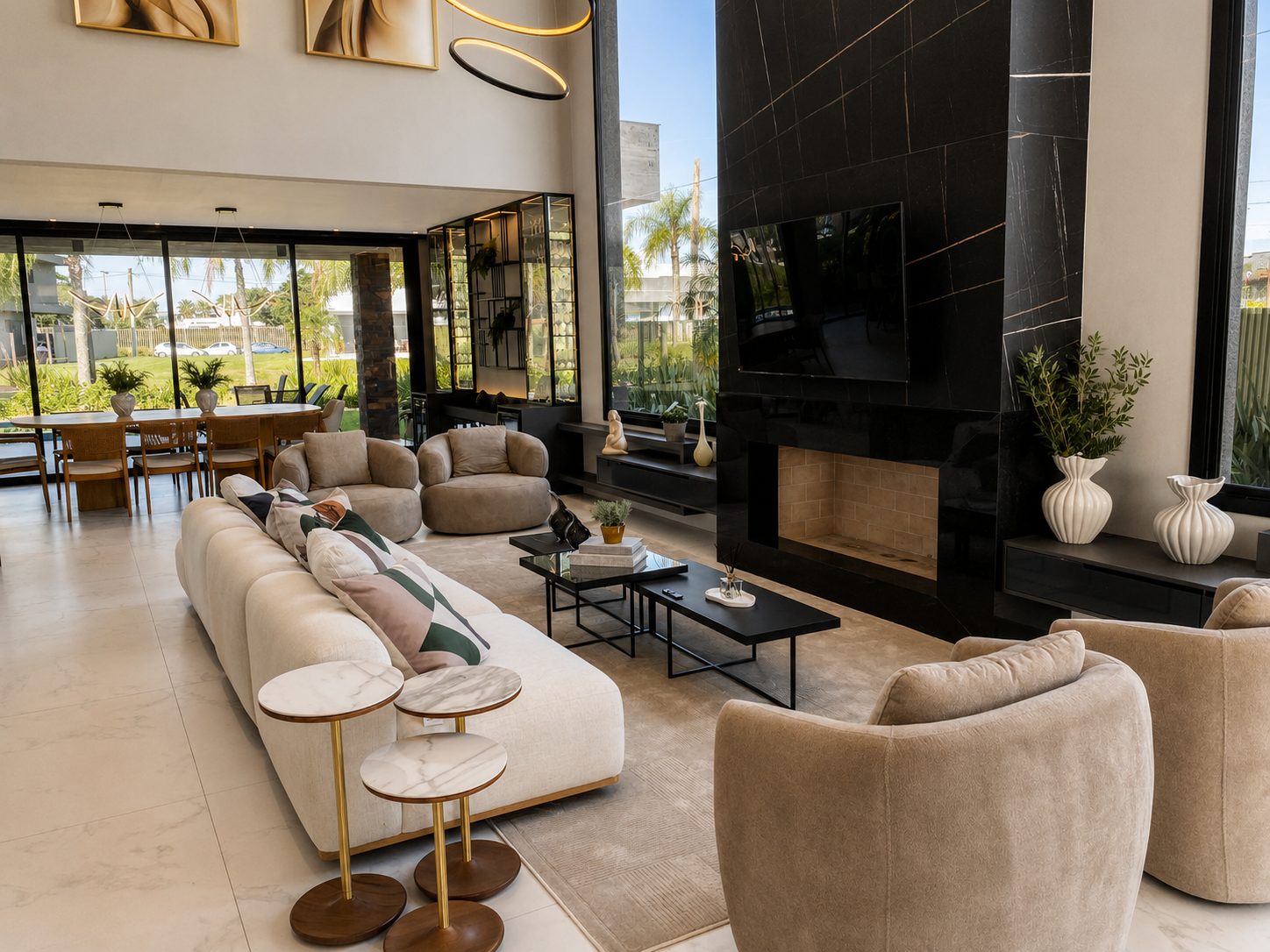 Sala de estar Capão Ilhas Resort C6