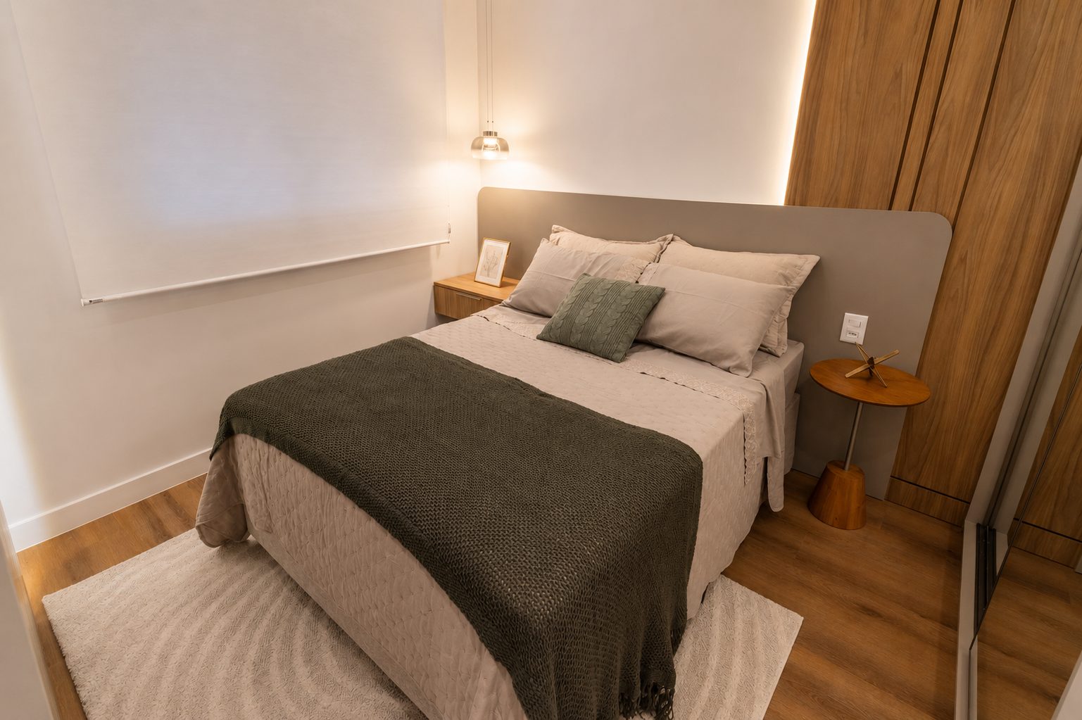Quarto de casal 02 Epic Residence - apto decorado