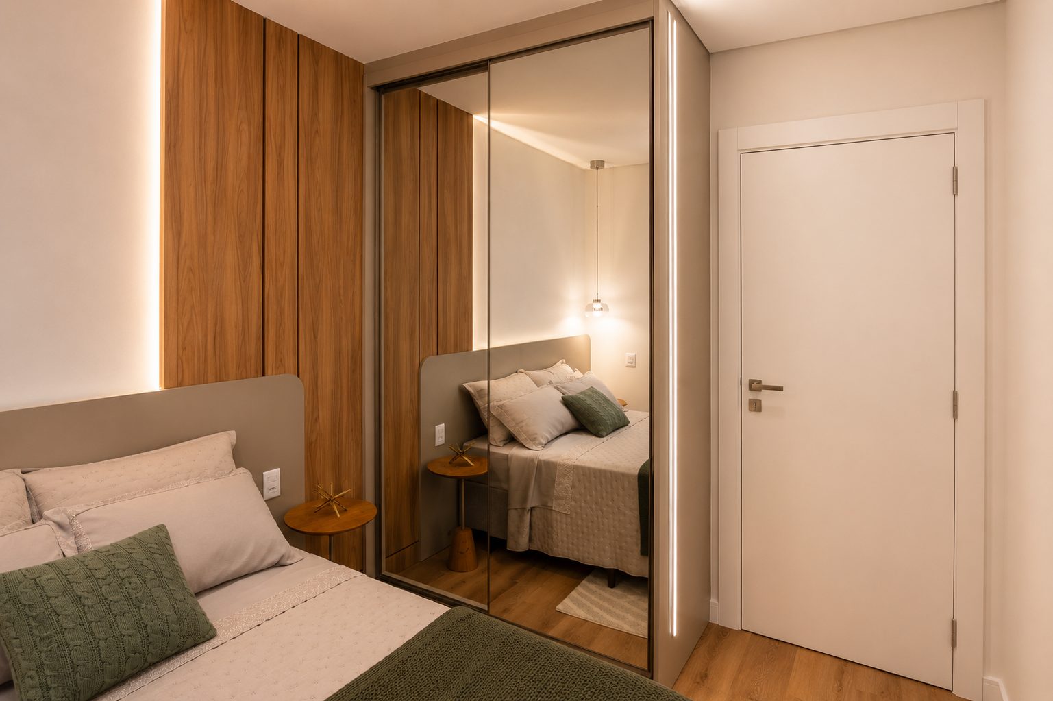 Quarto de casal 02 Epic Residence - apto decorado