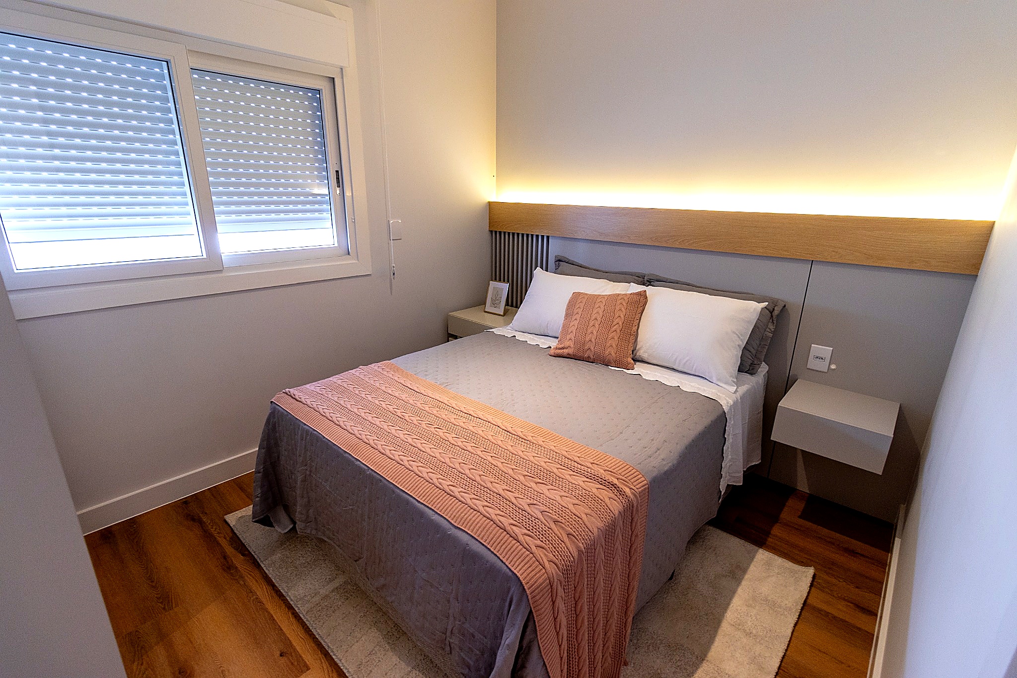 Quarto de casal Santê Beach Home - apto decorado